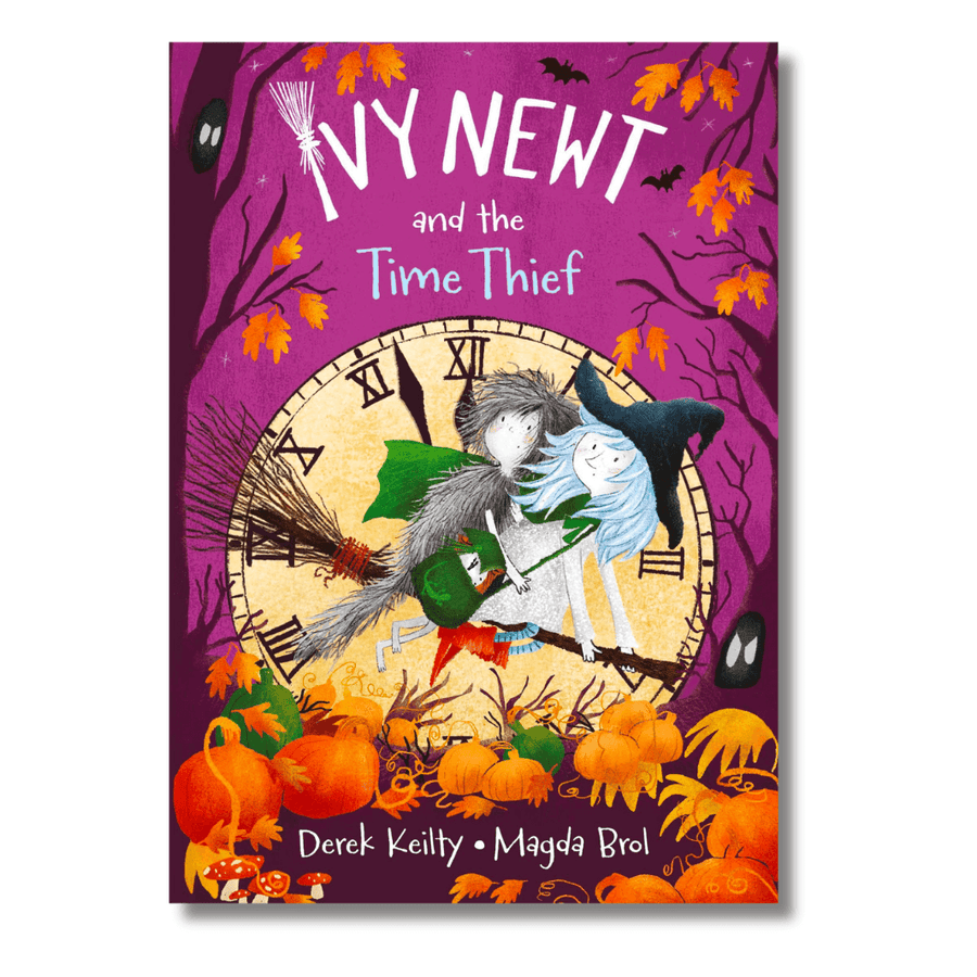 Cover of Ivy Newt and the Time Thief by Derek Keilty