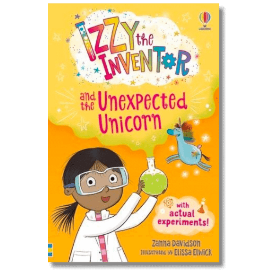 Cover of Izzy the Inventor and the Unexpected Unicorn by Zanna Davidson