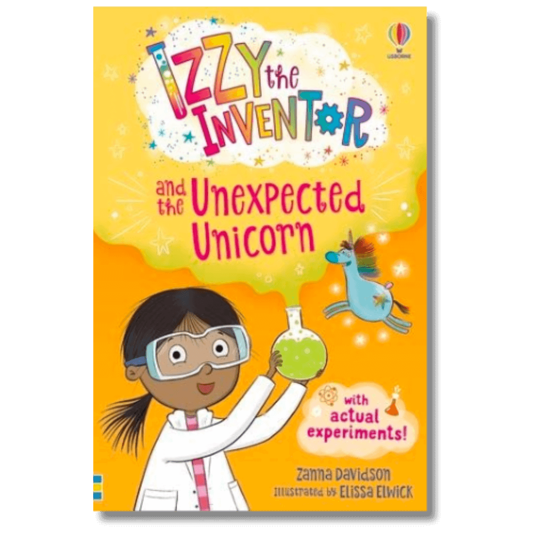 Cover of Izzy the Inventor and the Unexpected Unicorn by Zanna Davidson