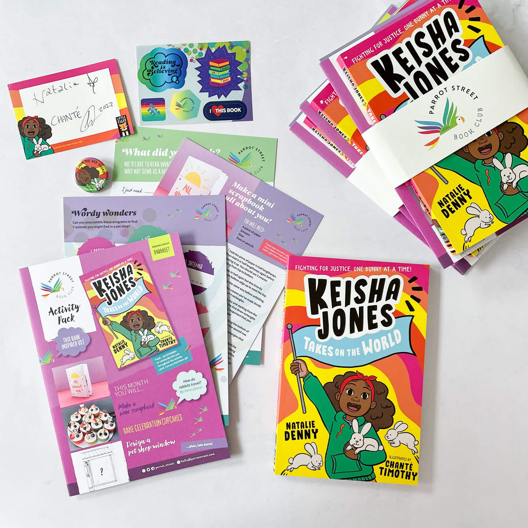 Keisha Jones Takes on the World chapter book and activity pack