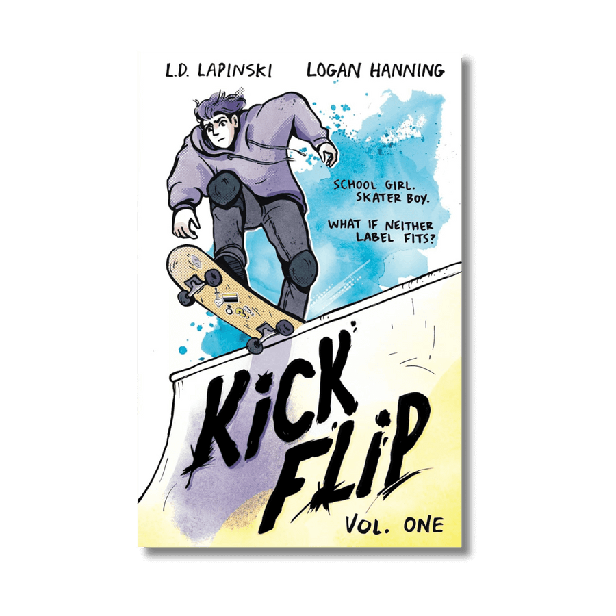 Cover of Kickflip by L.D.Lapinski and Logan Hanning