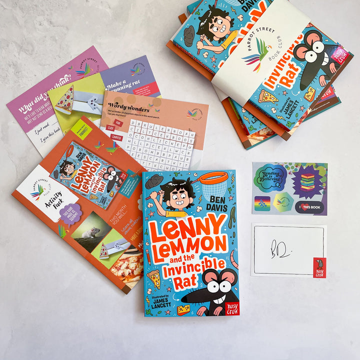 Lenny Lemmon and the Invincible Rat chapter book and activity pack