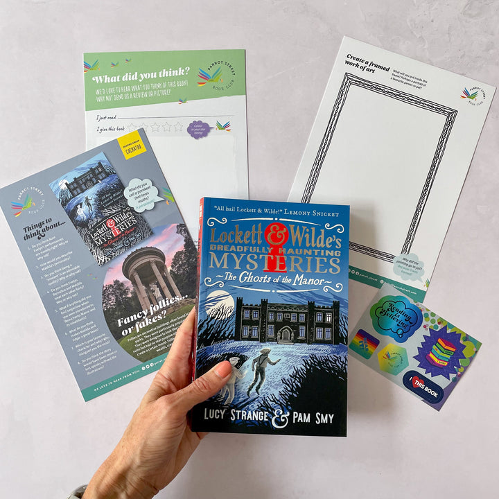 Lockett and Wilde's Dreadfully Haunting Mysteries: The Ghosts of the Manor chapter book and activity pack