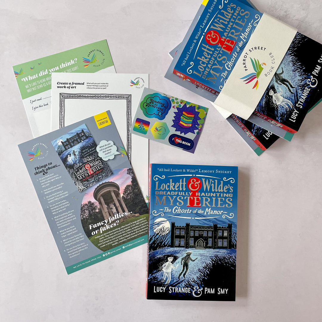 Lockett and Wilde's Dreadfully Haunting Mysteries: The Ghosts of the Manor chapter book and activity pack