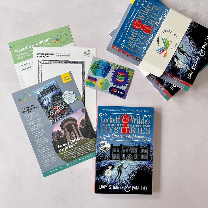 Lockett and Wilde's Dreadfully Haunting Mysteries: The Ghosts of the Manor chapter book and activity pack