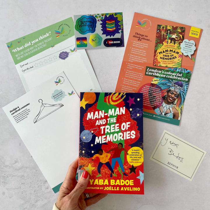 Man-Man and the Tree of Memories chapter book and activity pack