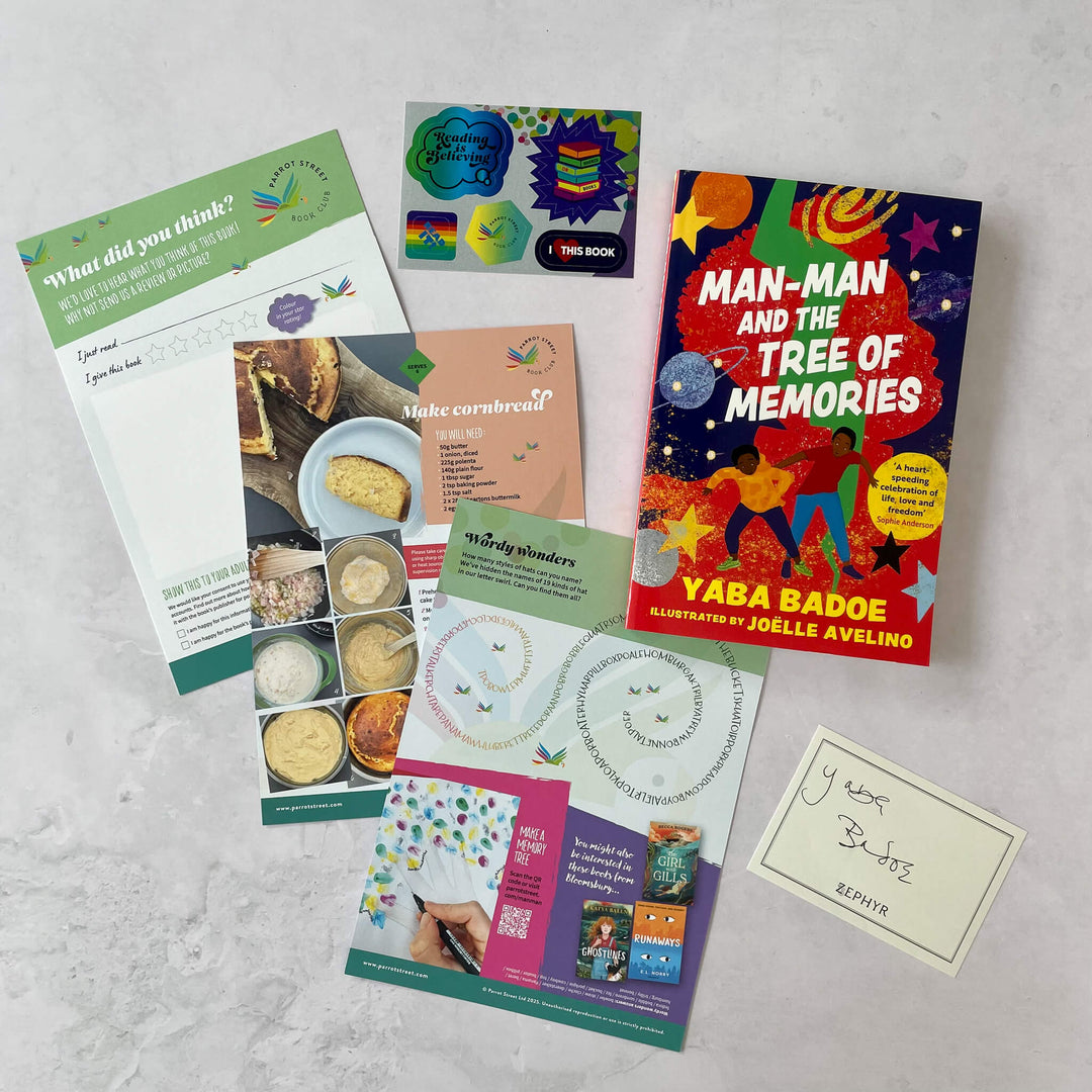 Man-Man and the Tree of Memories chapter book and activity pack