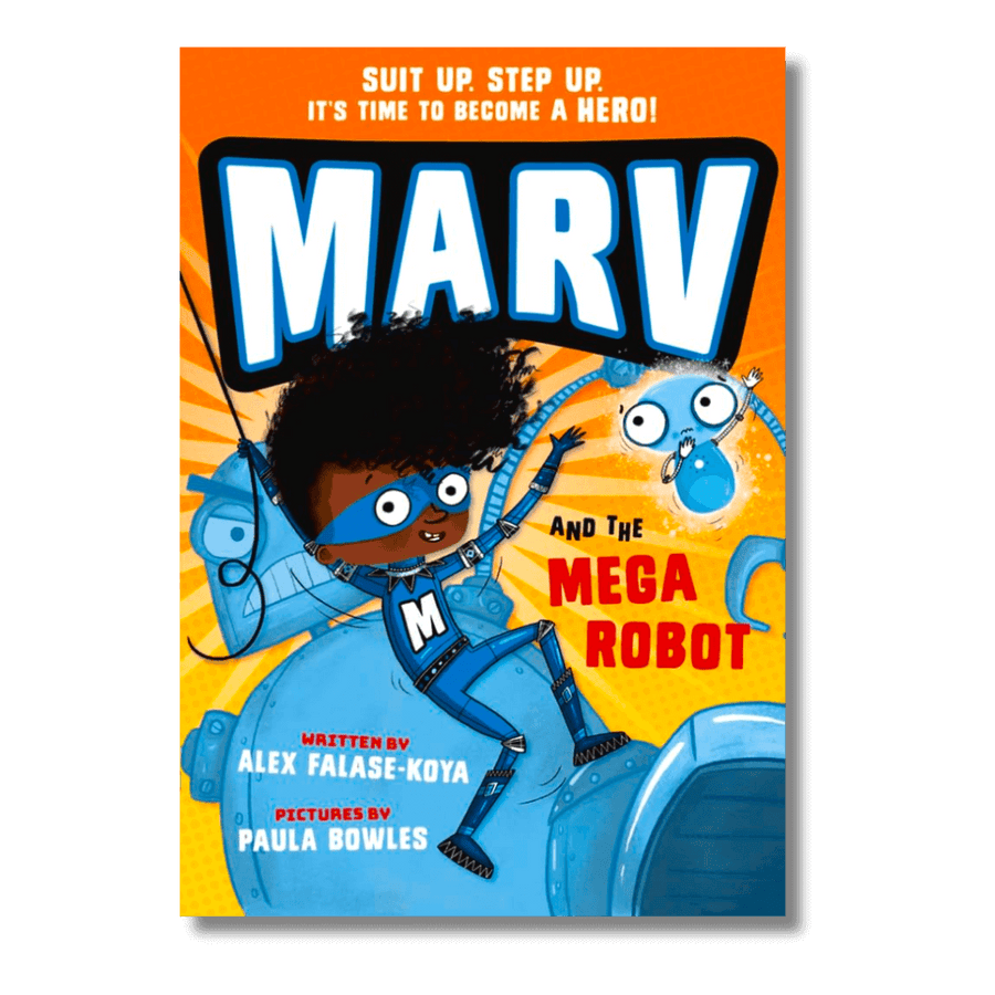 Cover of Marv and the Mega Robot by Alex Falase-Koya