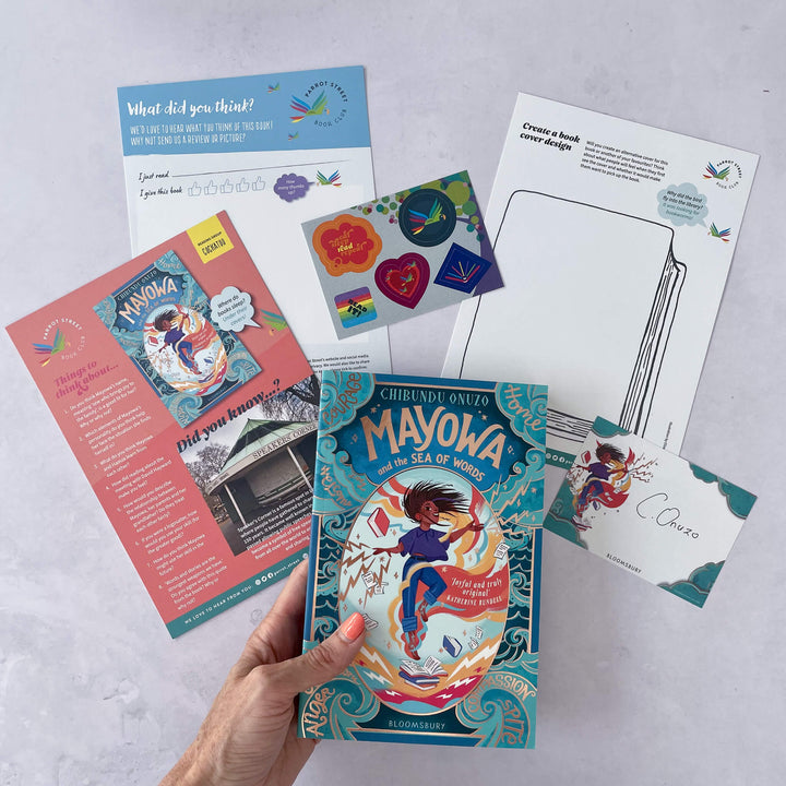 Mayowa and the Sea of Words chapter book and activity pack