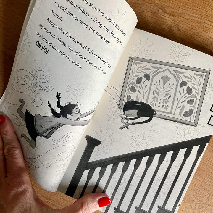 Example internal page from The Misadventures of Mina Mahmood by Farhana Islam