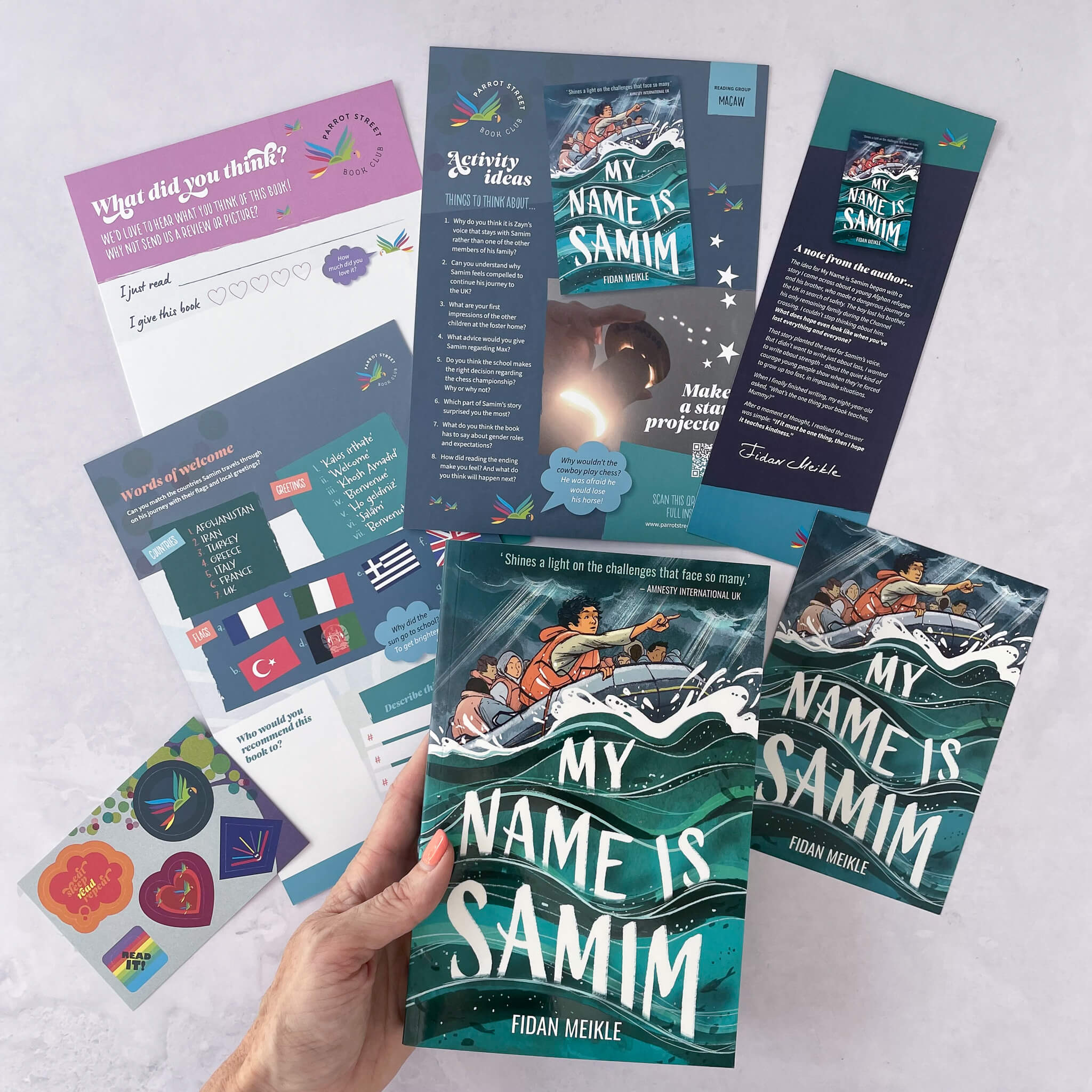 My Name is Samim book & activities | Parrot Street Book Club