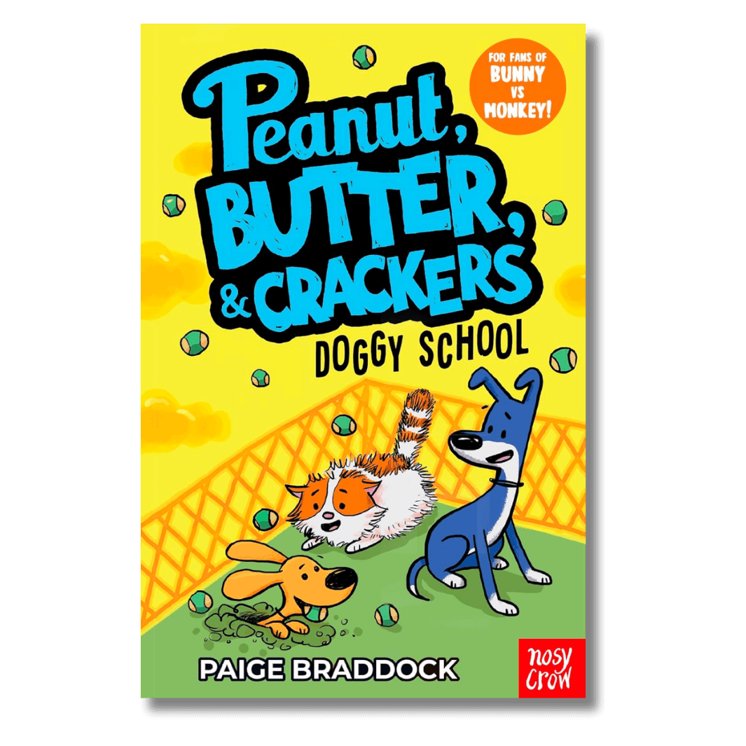 Cover of Peanut, Butter & Crackers: Doggy School by Paige Braddock