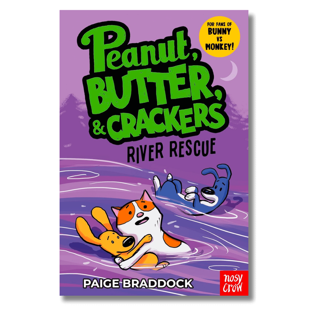 Cover of Peanut, Butter & Crackers: River Rescue by Paige Braddock