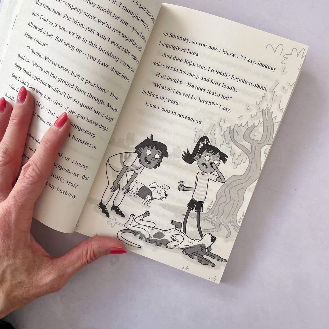 Interior spread of Pia's Pet Club by Serena Patel