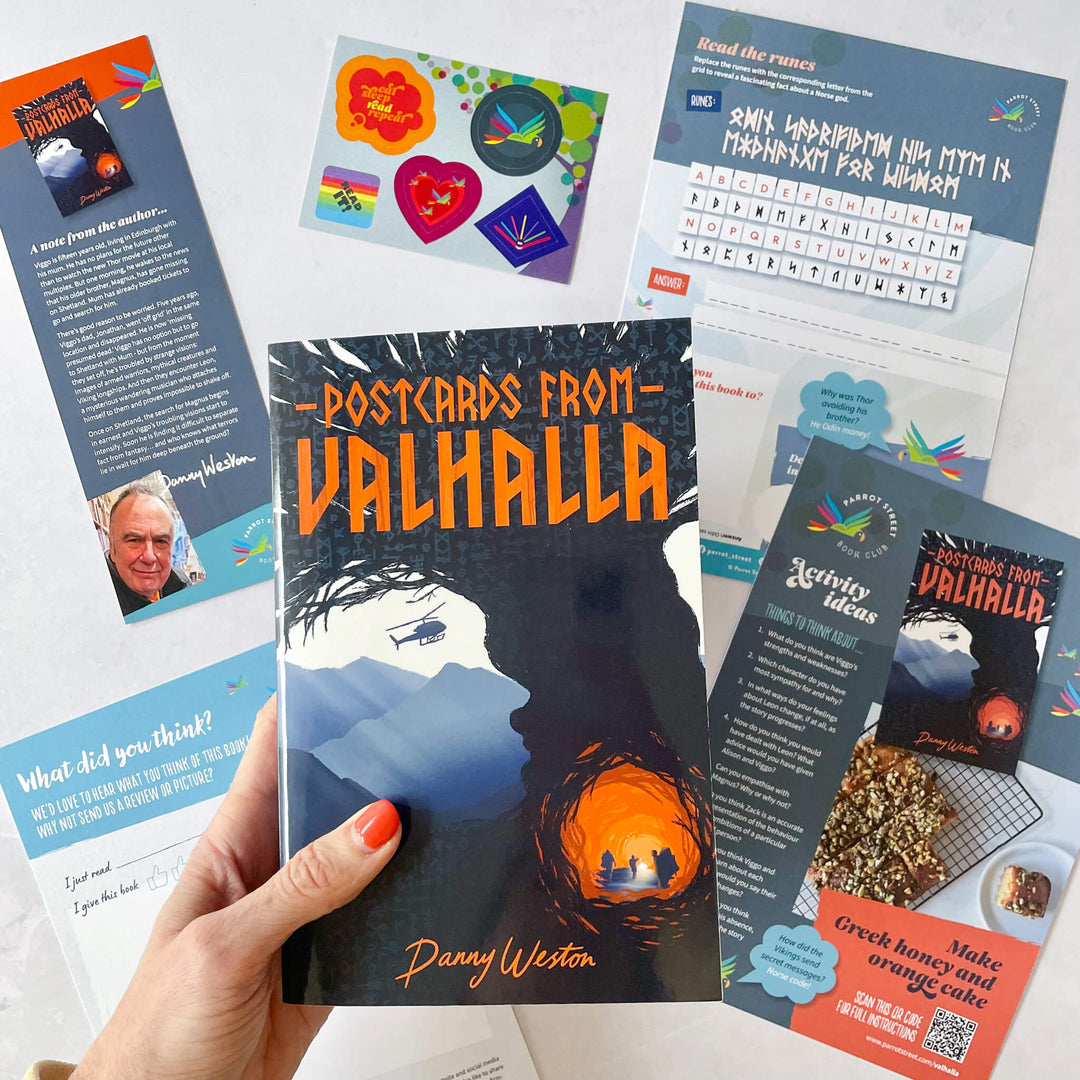 Postcards From Valhalla book and activity pack
