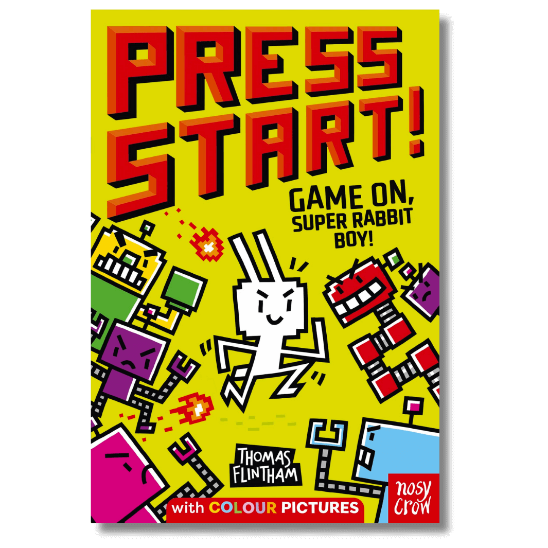 Cover of Press Start: Game on Super Rabbit Boy by Thomas Flintham