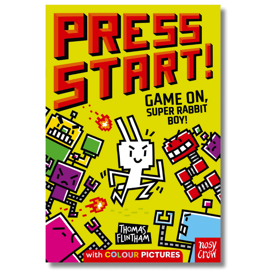 Cover of Press Start: Game on Super Rabbit Boy by Thomas Flintham