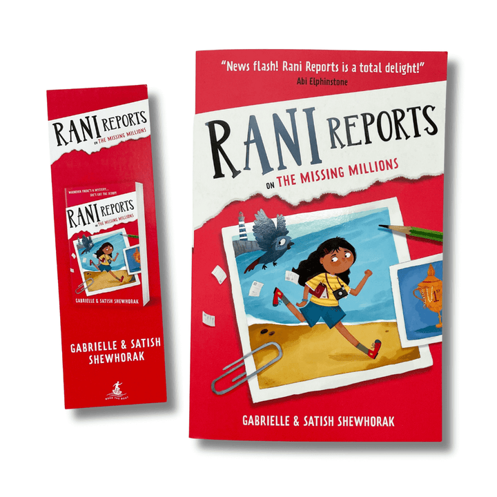 Rani Reports by Gabrielle & Satish Shewhorak and an accompanying bookmark