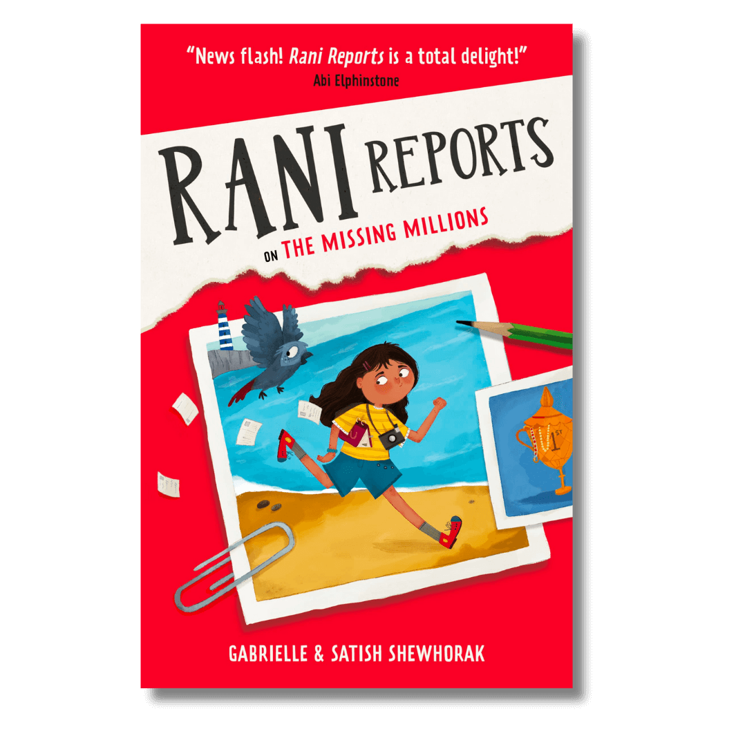 Cover of Rani Reports on the Missing Millions by Gabrielle & Satish Shewhorak