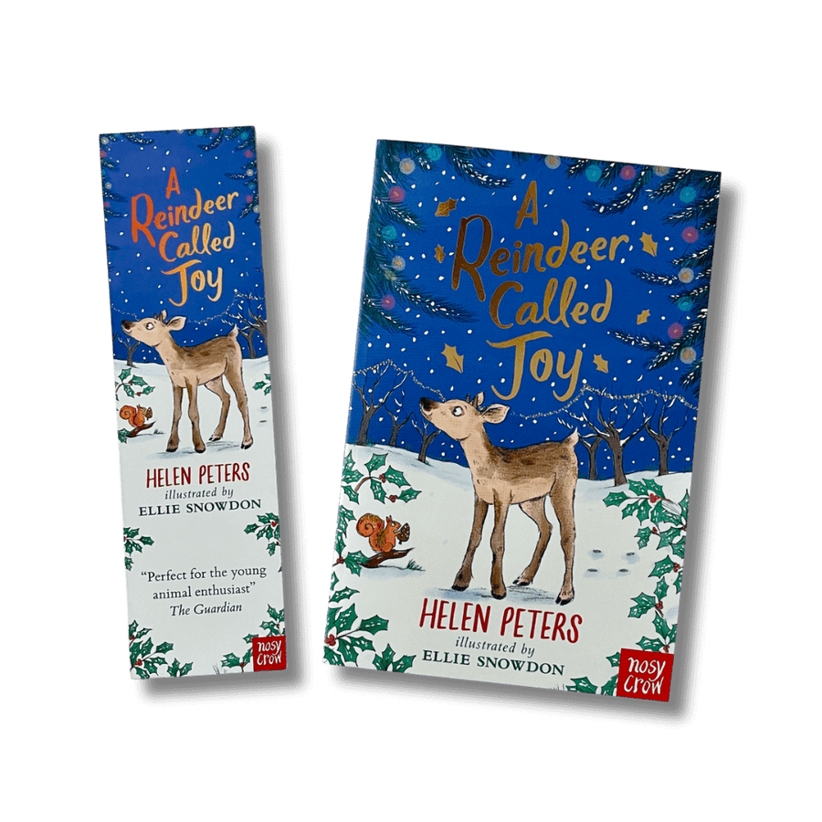 A Reindeer Called Joy by Helen Peters with accompanying bookmark