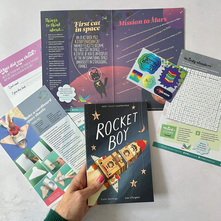 Rocket Boy chapter book and activity pack