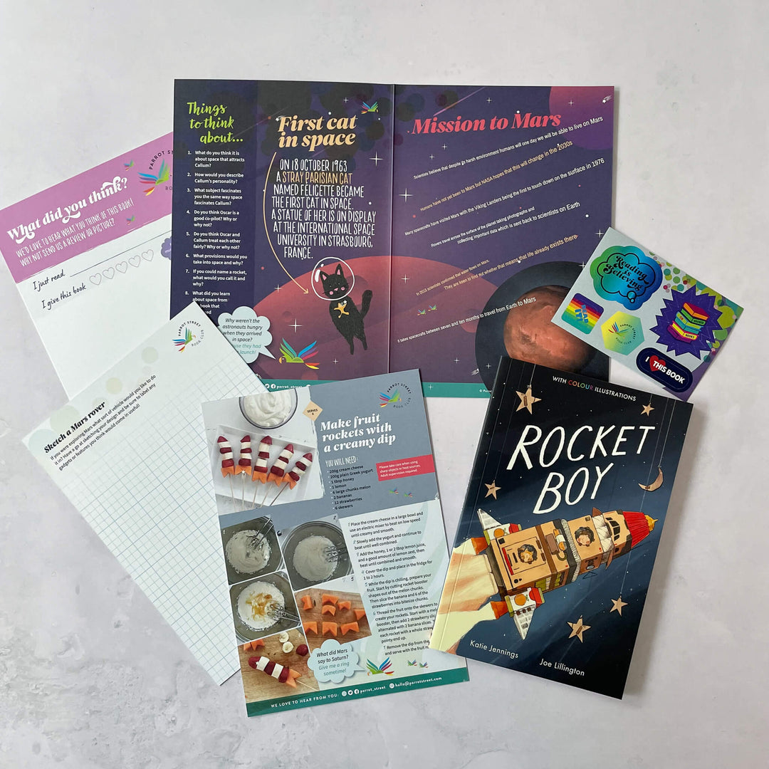 Rocket Boy chapter book and activity pack