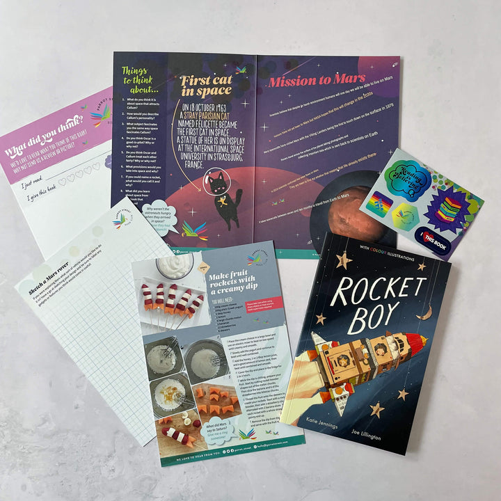 Rocket Boy chapter book and activity pack