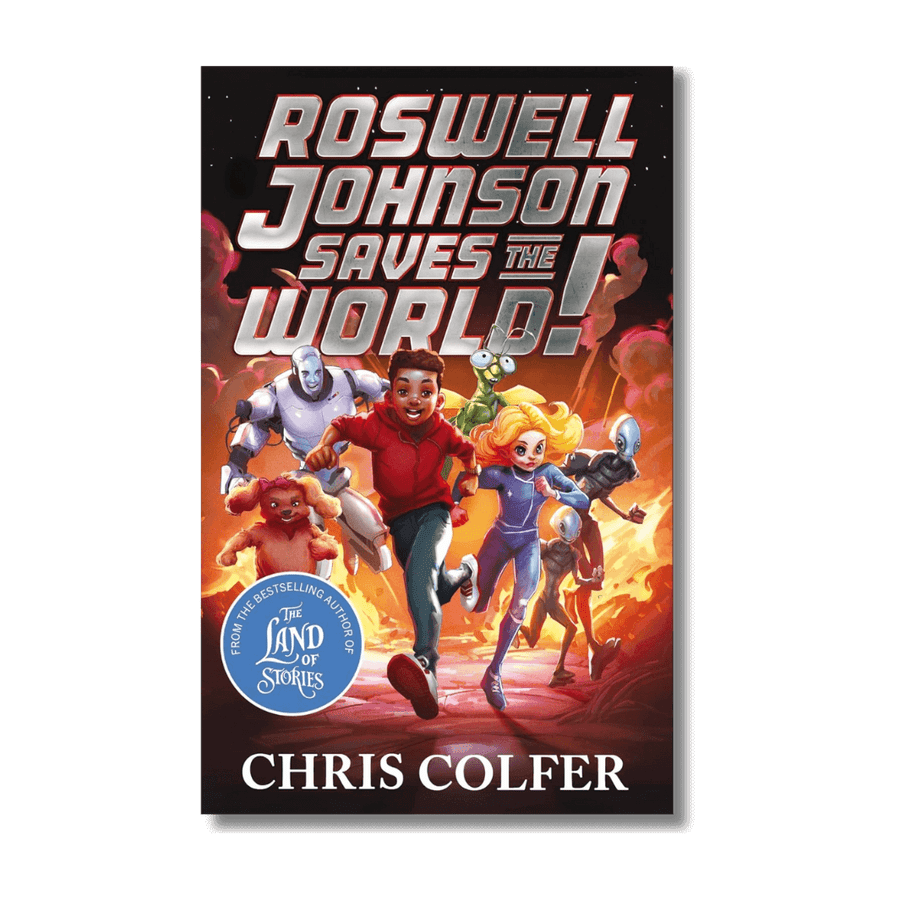 Cover of Roswell Johnson Saves the World! by Chris Colfer