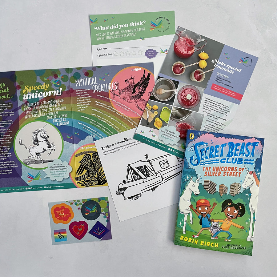 Secret Beast Club book and activity pack | Parrot Street Book Club