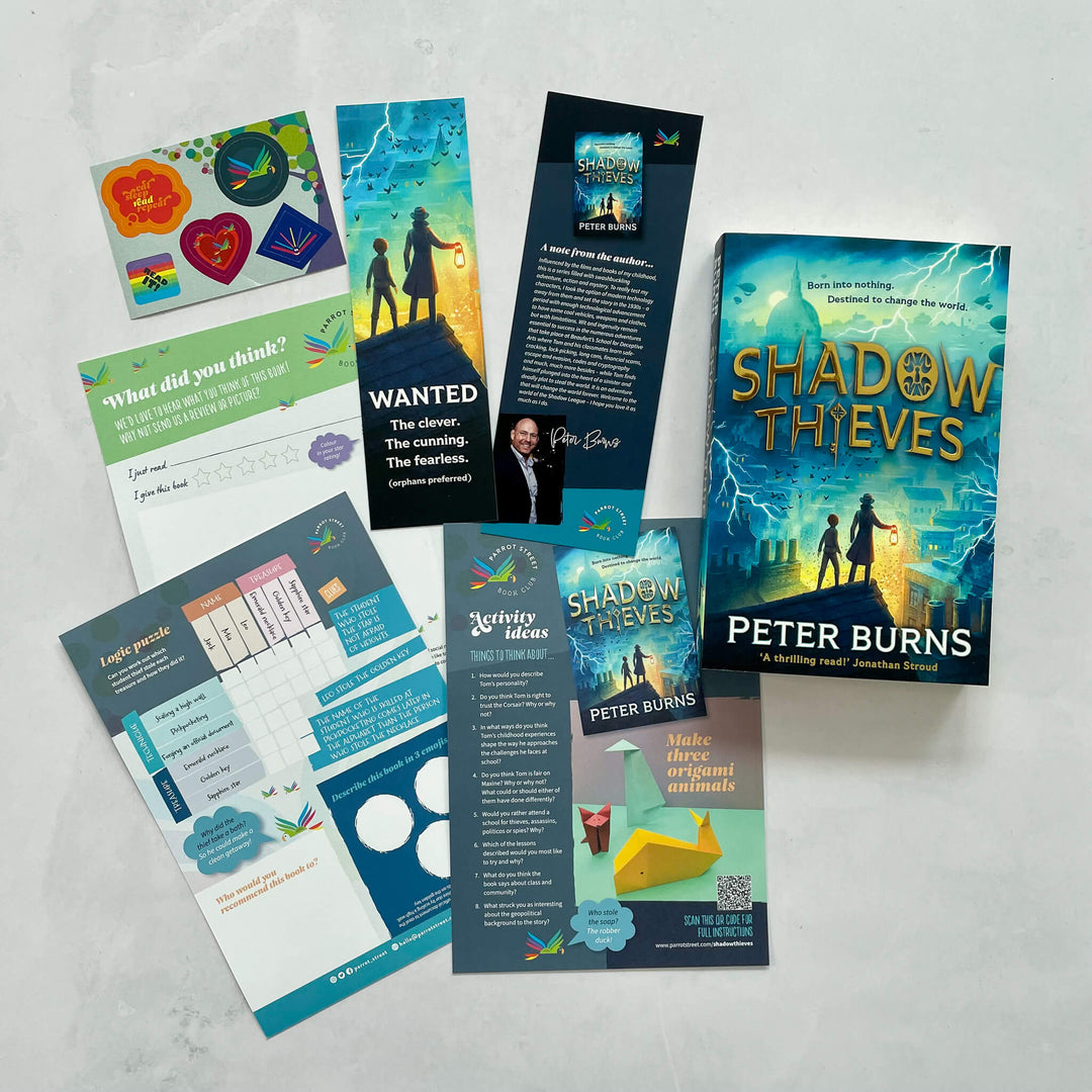 Shadow Thieves book and activity pack