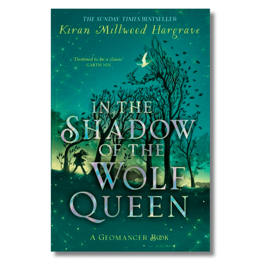 Cover of In the Shadow of the Wolf Queen by Kiran Millwood Hargrave. First in the Geomancer series