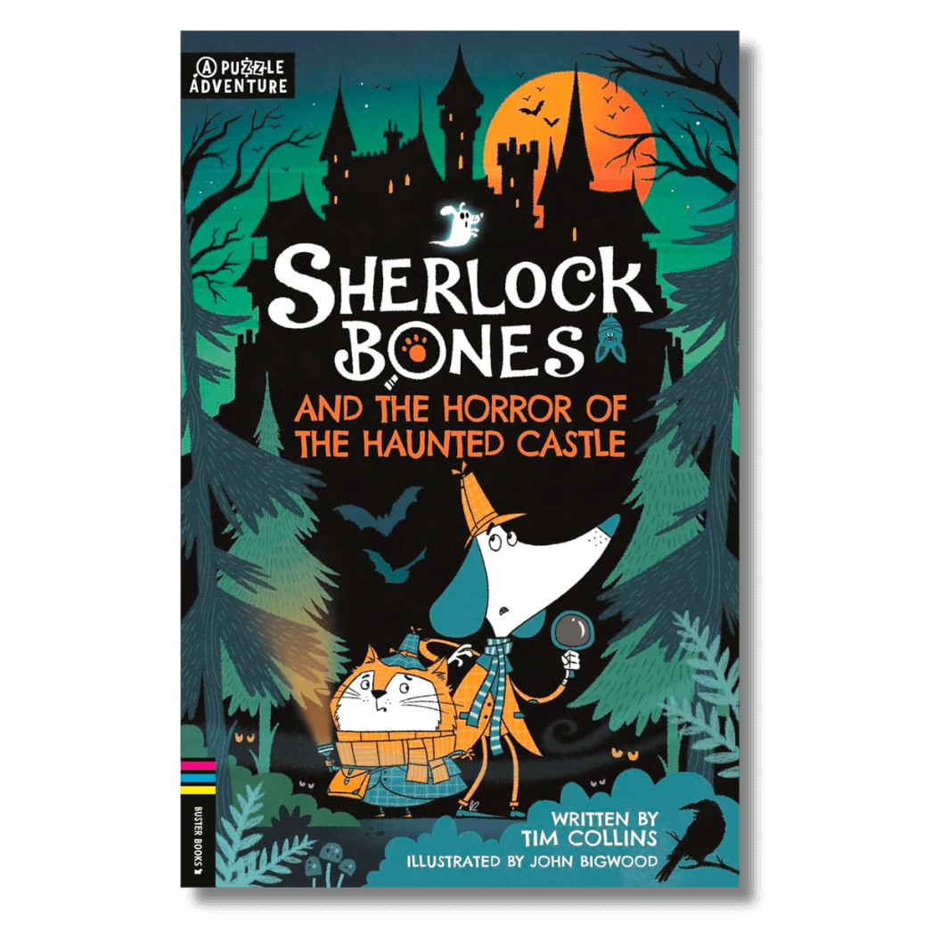 Cover of Sherlock Bones and the Horror of the Haunted Castle by Tim Collins