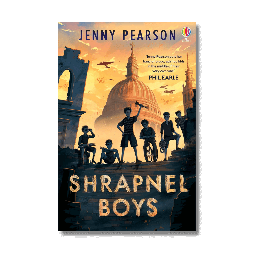 Cover of Shrapnel Boys by Jenny Pearson