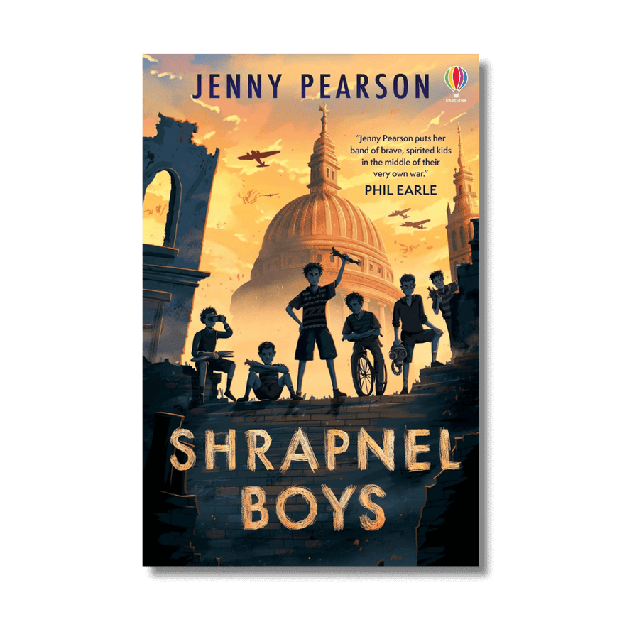 Cover of Shrapnel Boys by Jenny Pearson