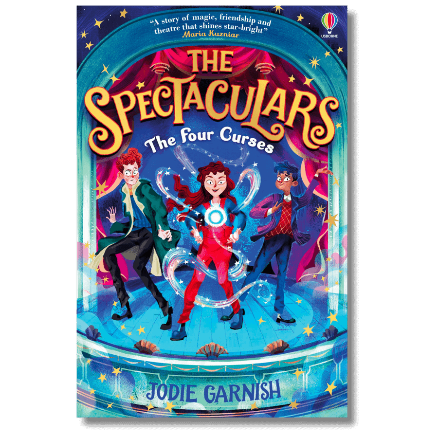 Cover of The Spectaculars The Four Curses by Jodie Garnish