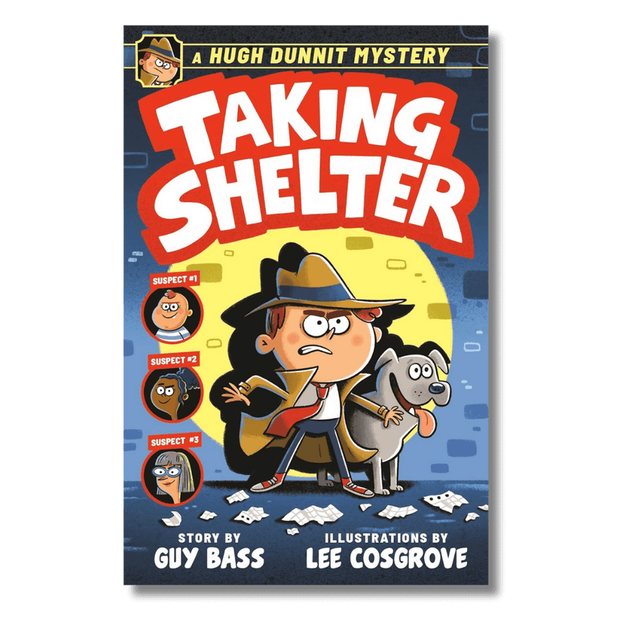Cover of Taking Shelter: A Hugh Dunnit Mystery by Guy Bass