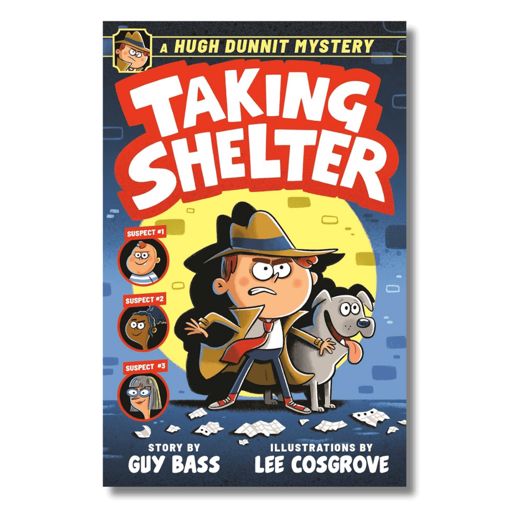 Cover of Taking Shelter: A Hugh Dunnit Mystery by Guy Bass