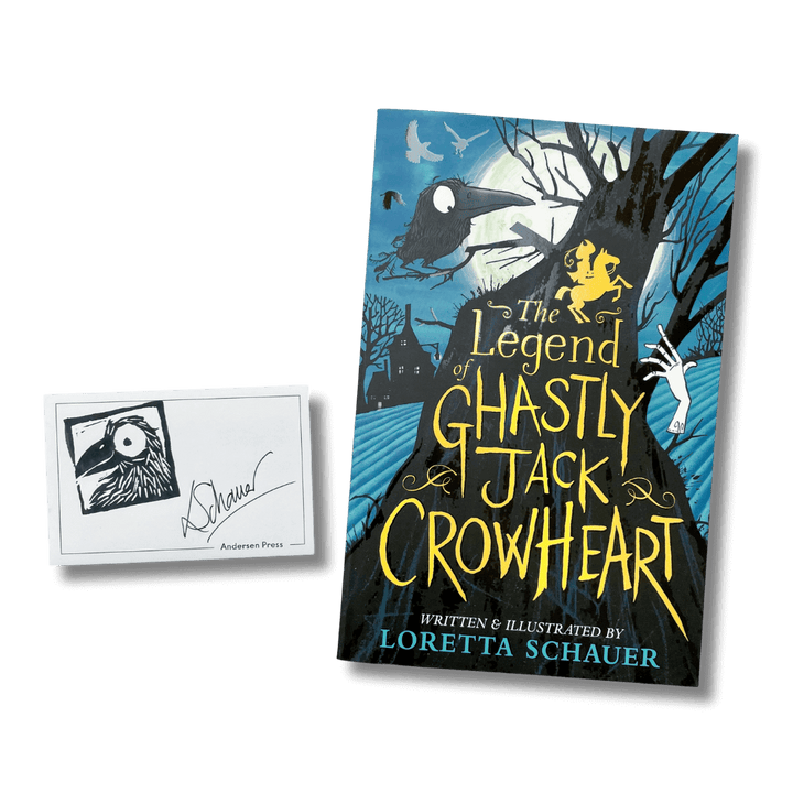The Legend of Ghastly Jack Crowhear by Loretta Schauer with a bookplate signed by the author