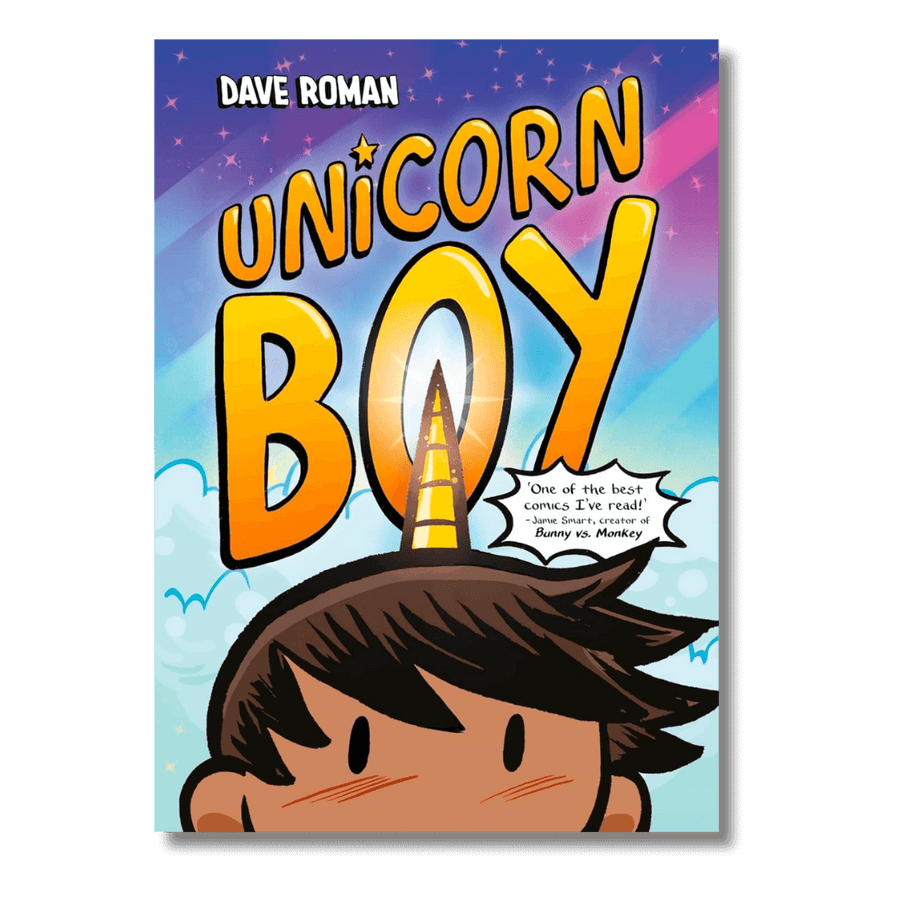 Cover of Unicorn Boy by Dave Roman