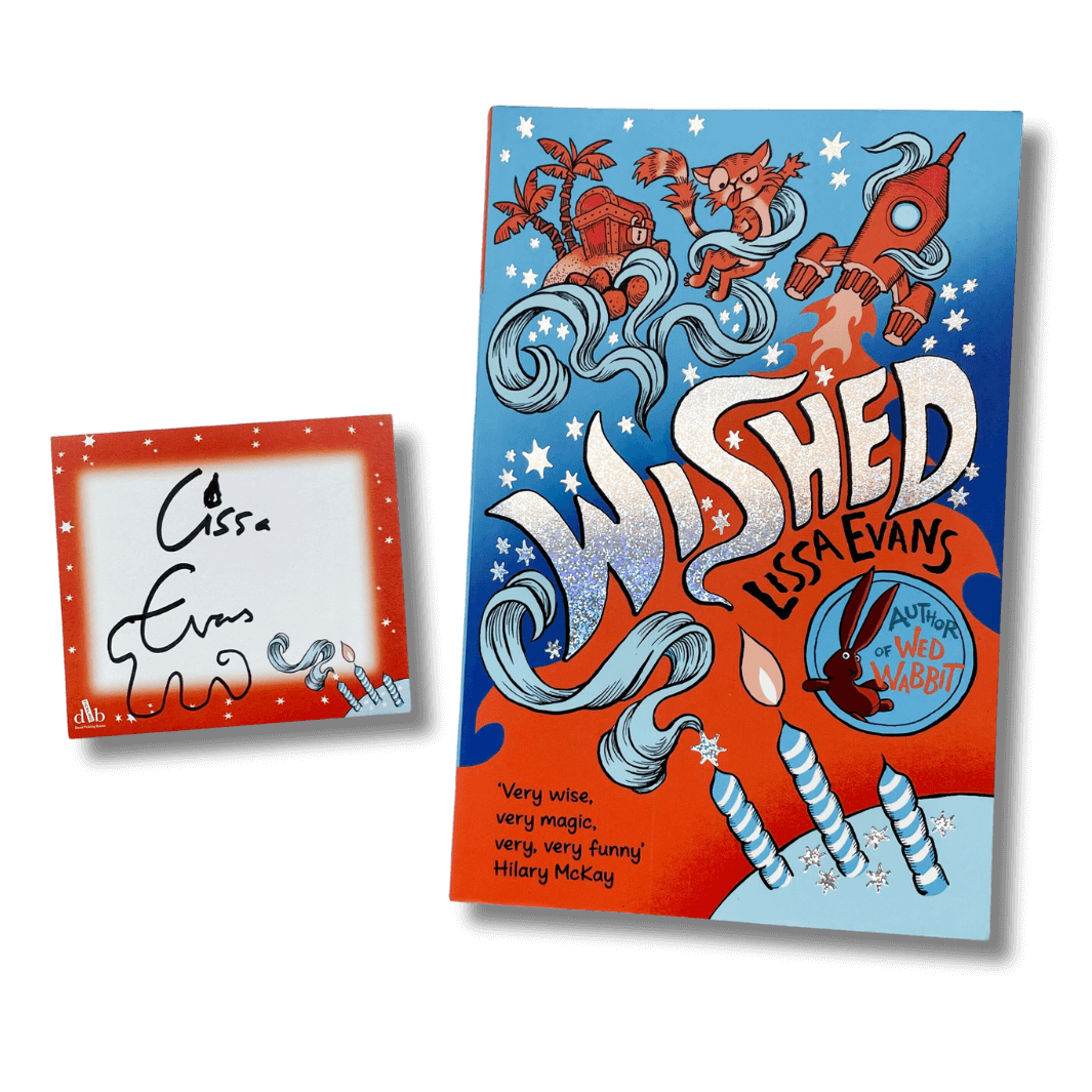 Wished by Lissa Evans with a bookplate signed by the author