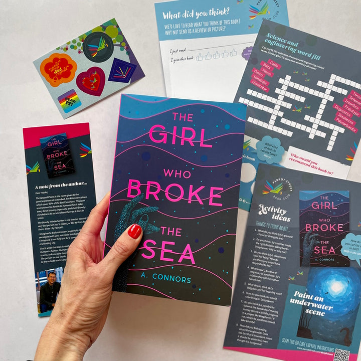 The Girl Who Broke the Sea book and activity pack