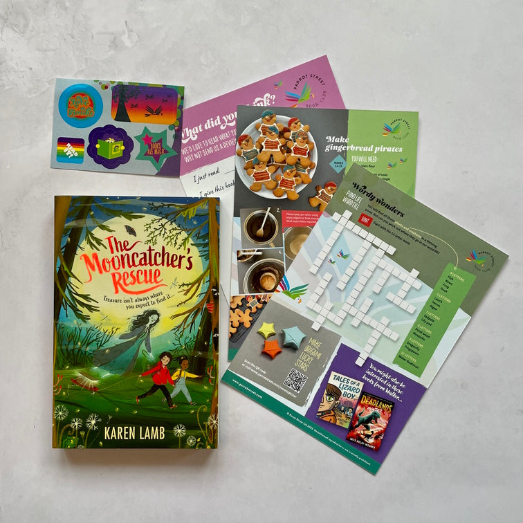 The Mooncatcher's Rescue chapter book and activity pack