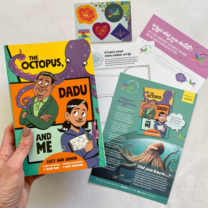 The Octopus, Dadu and Me chapter book and activity pack